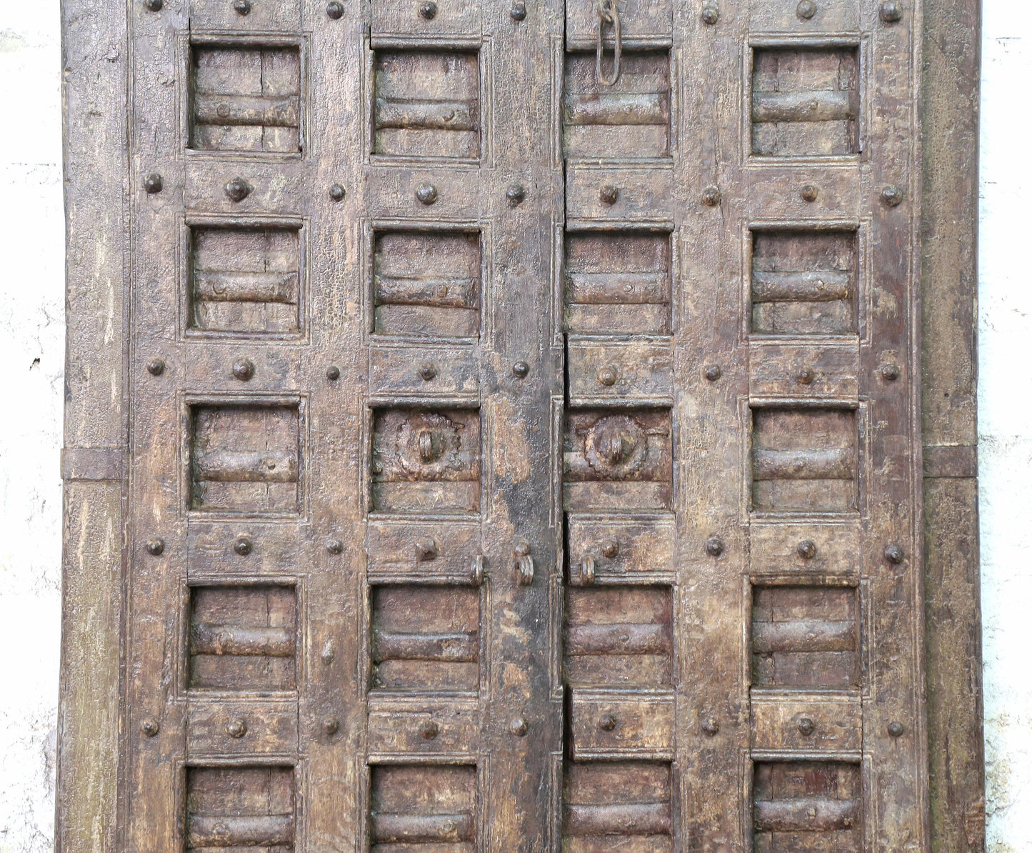 Indien massive Tür antik Teak