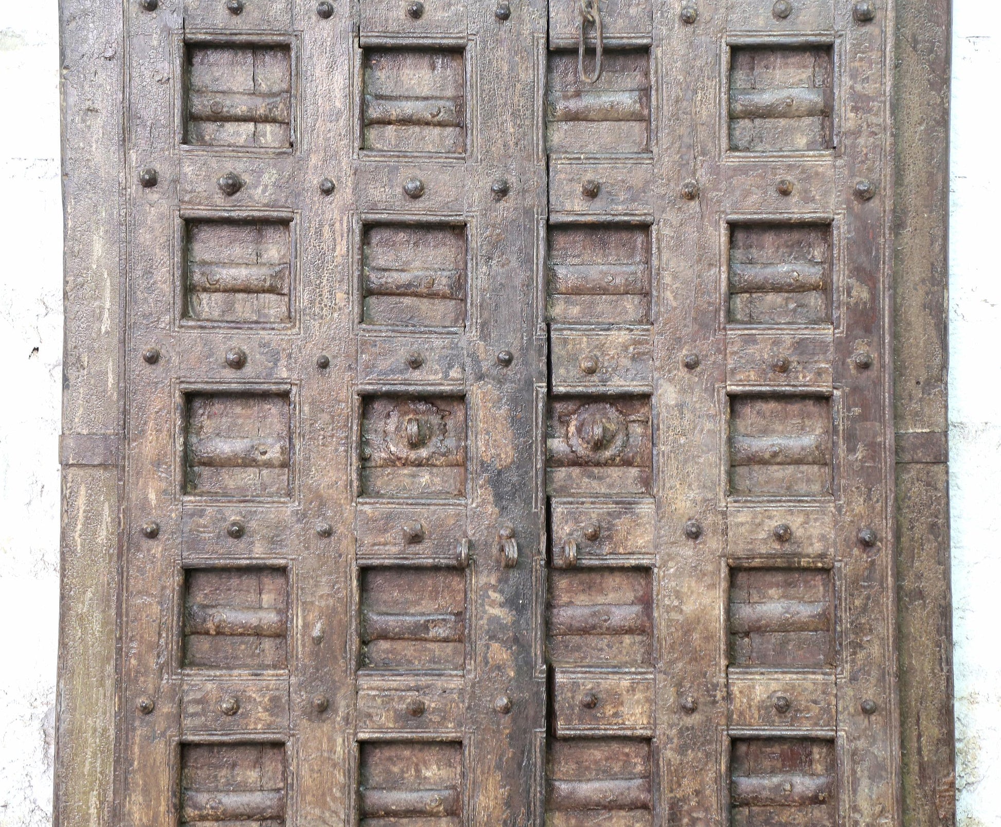 Indien massive Tür antik Teak