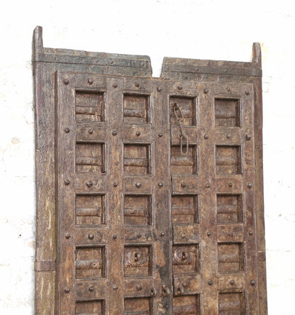 Indien massive Tür antik Teak