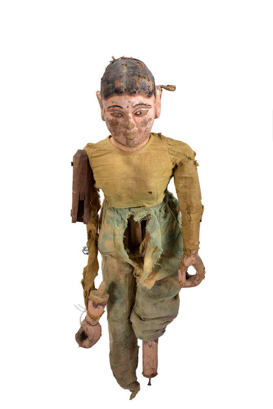 Antike Skulptur Puppe 1900 im Originalzustand
