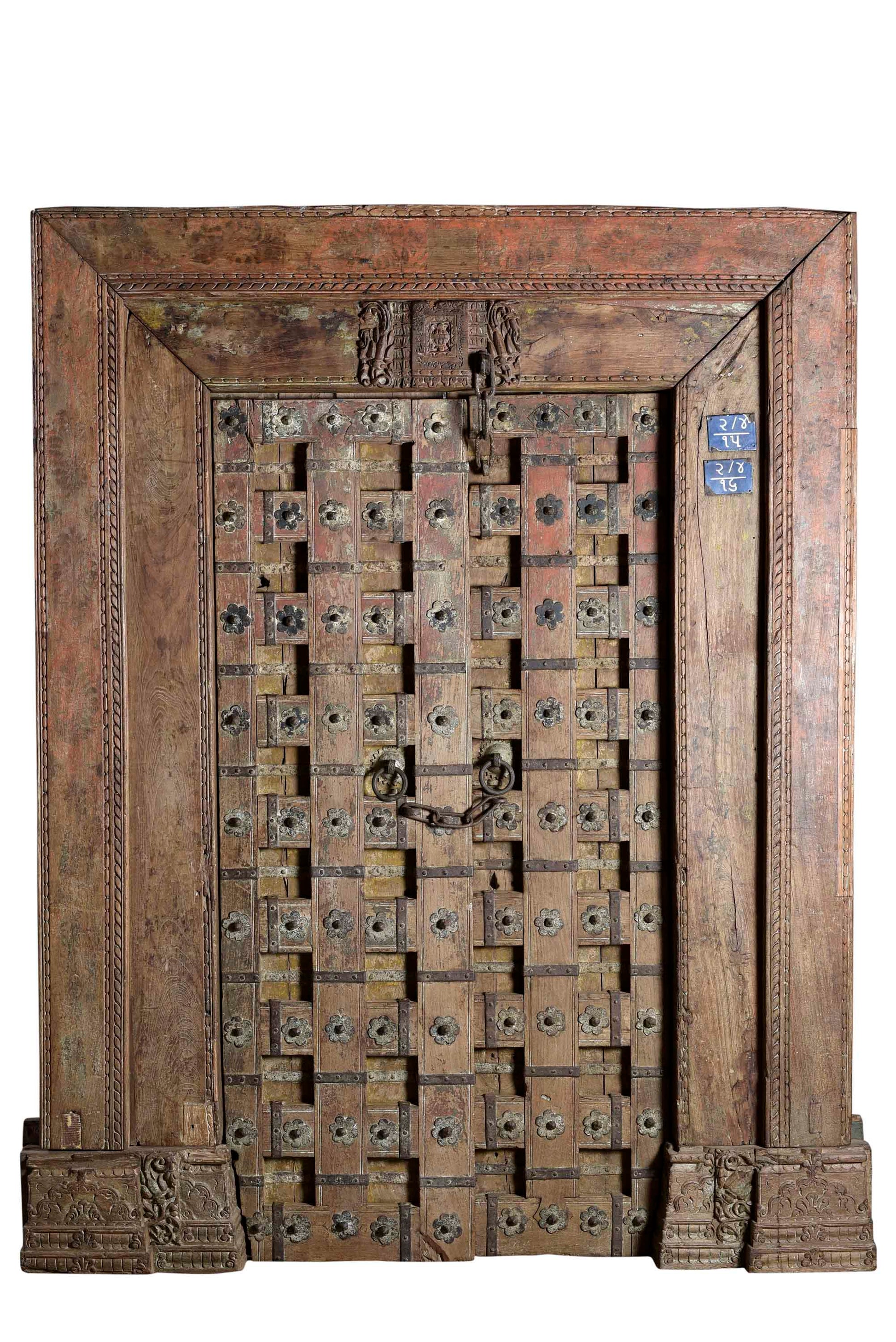 Massive indische Antik Tür 130 alt