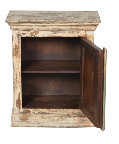 Indien 1950 2x kleine Kommode Nachschrank Bett-Tisch Rajasthan