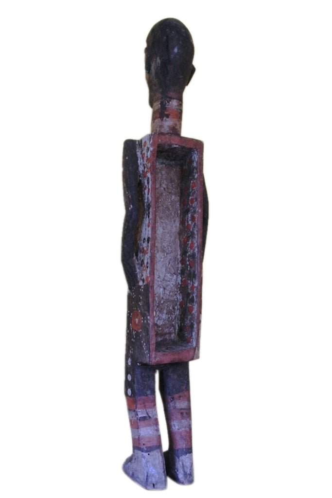 Stamm der Ngata, roetlich, Grabfigur, Nordkongo, ca. 60-70 Jahre, Ahnenfigur