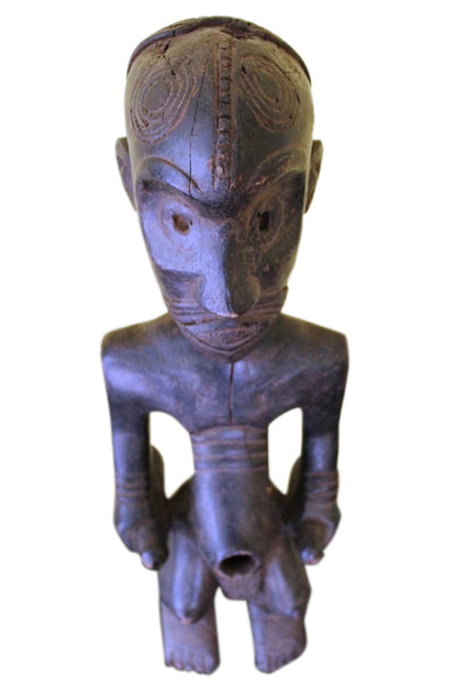 Stamm der Lulawa, mittlerer Kongo, Ahnenfigur, schöne Größe, ca. 50-60 Jahre