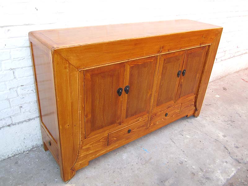 Asien Kommode Sideboard honigbraun Naturholzfarben Landhausstil