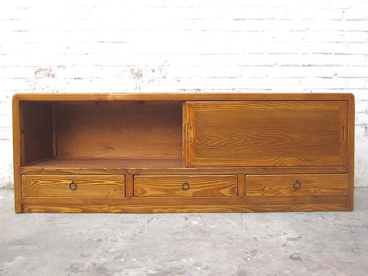 China feine Kommode TV Lowboard Landhausstil Naturholz