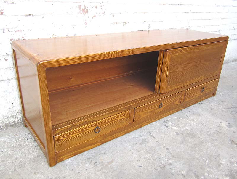 China feine Kommode TV Lowboard Landhausstil Naturholz