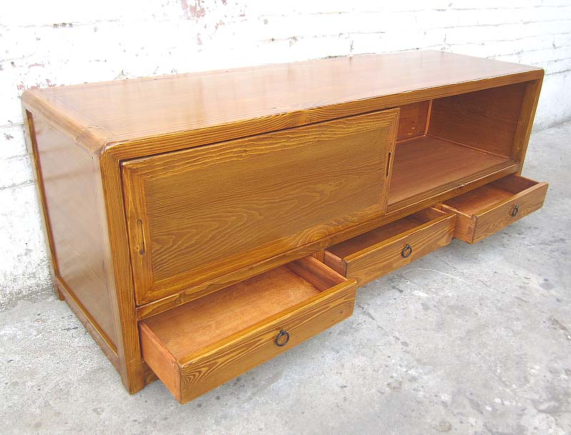 China feine Kommode TV Lowboard Landhausstil Naturholz