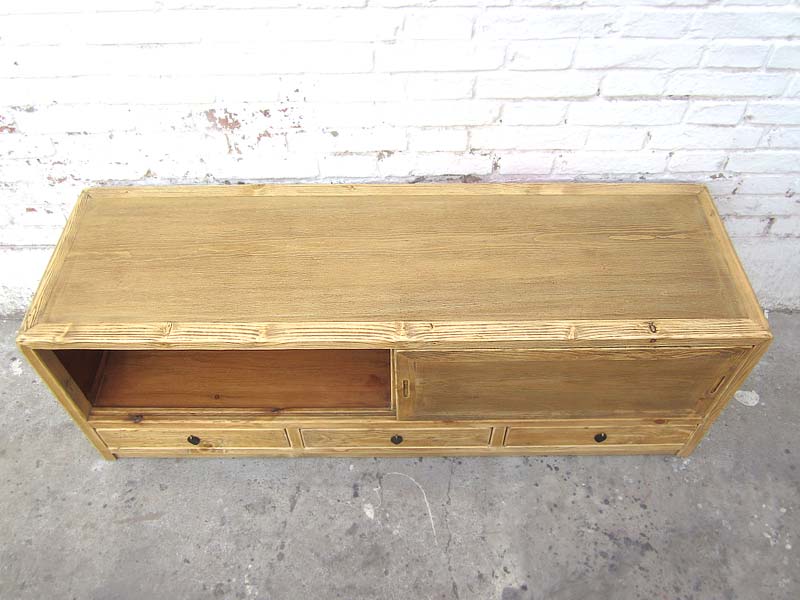 Asien Lowboard Fernseh Kommode Landhausstil helle Pinie