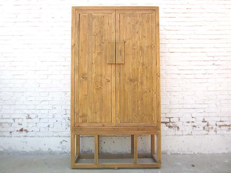 Hochzeitsschrank schlichter China Schrank antikholz