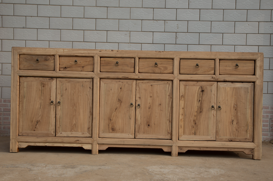 China Sideboard Hebei breite Schubladen Kommode used Optik aus Pinie