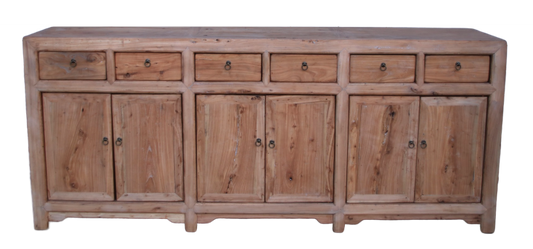 China Sideboard Shabby Chic Massivholz Naturholz