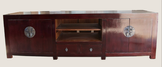 China Sideboard Shabby Chic Massivholz Braun