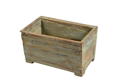 Pflanztrog Pflanzen Topf Holz Indien Luxury Park