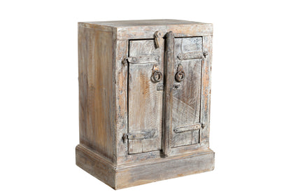 Nachttisch Doppeltür Holz Indien 1935 Luxury Park