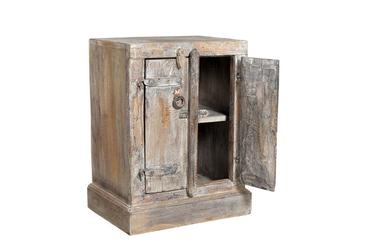 Nachttisch Doppeltür Holz Indien 1935 Luxury Park