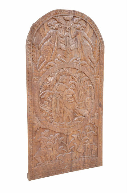 Luxury-Park Hohes Hölzernes Wandbild – Einzigartige Schnitzerei, Exklusive Wanddekoration