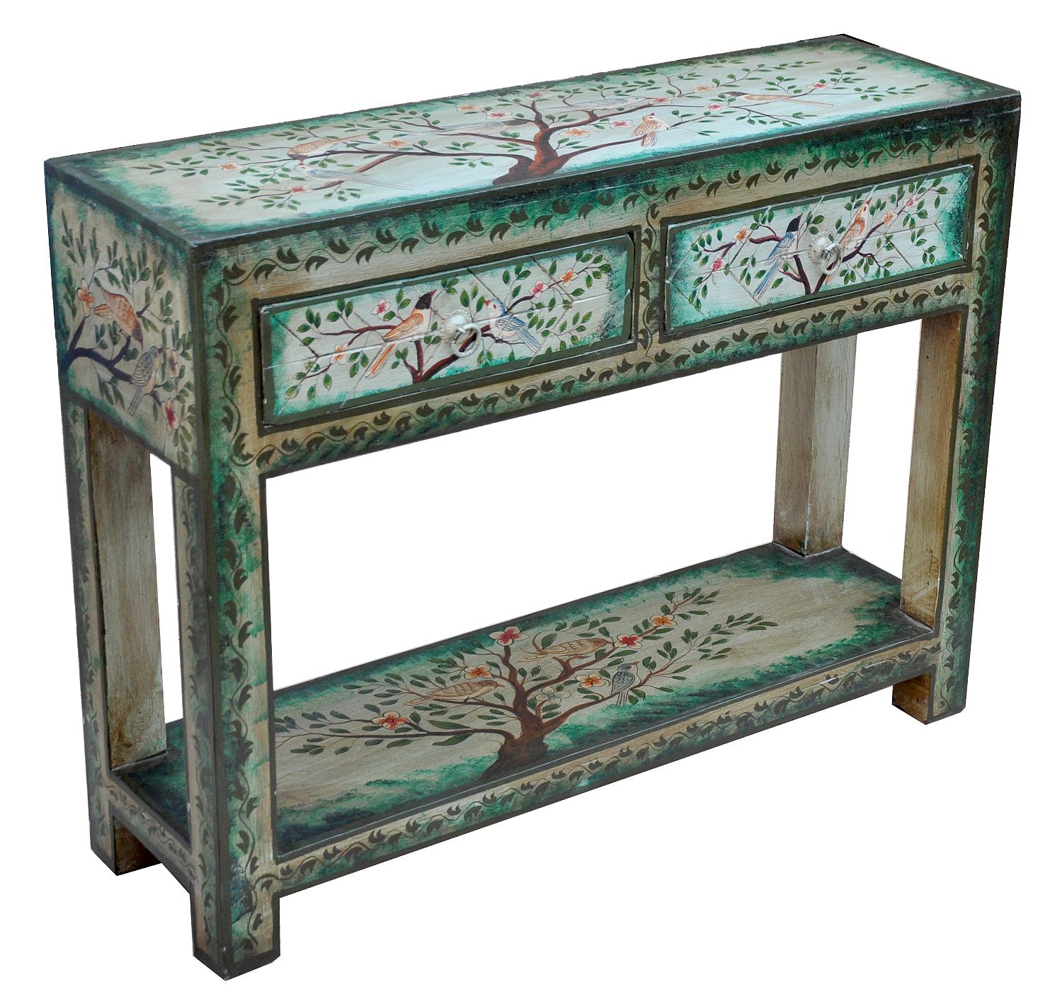 India blaugraue kleine Anrichte Kommode shabby chic by Luxury-Park