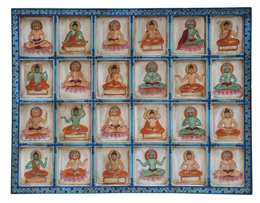 Indien feines Wandbild Querformat mit traditionellen religiösen Motiven