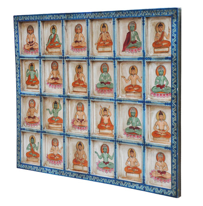 Indien feines Wandbild Querformat mit traditionellen religiösen Motiven