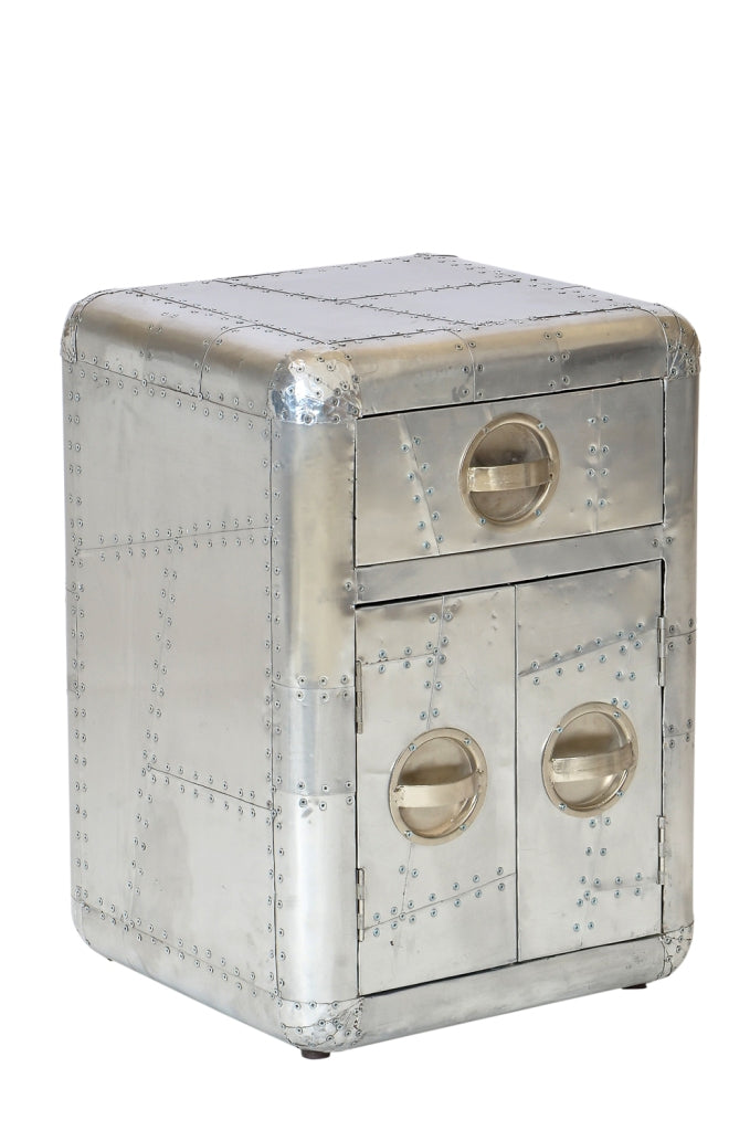 NEU Aluminium Möbel Nachttisch Schübe Flugzeug recycling