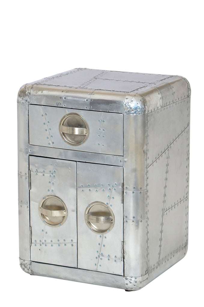 NEU Aluminium Möbel Nachttisch Schübe Flugzeug recycling