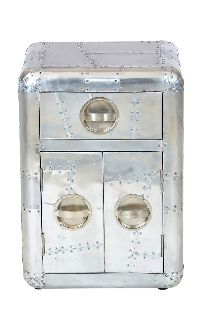 NEU Aluminium Möbel Nachttisch Schübe Flugzeug recycling