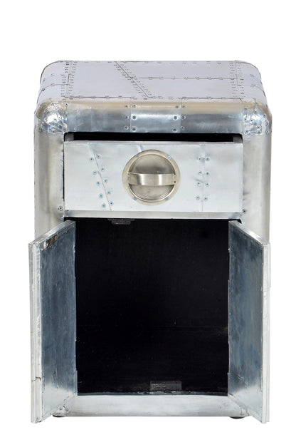 NEU Aluminium Möbel Nachttisch Schübe Flugzeug recycling