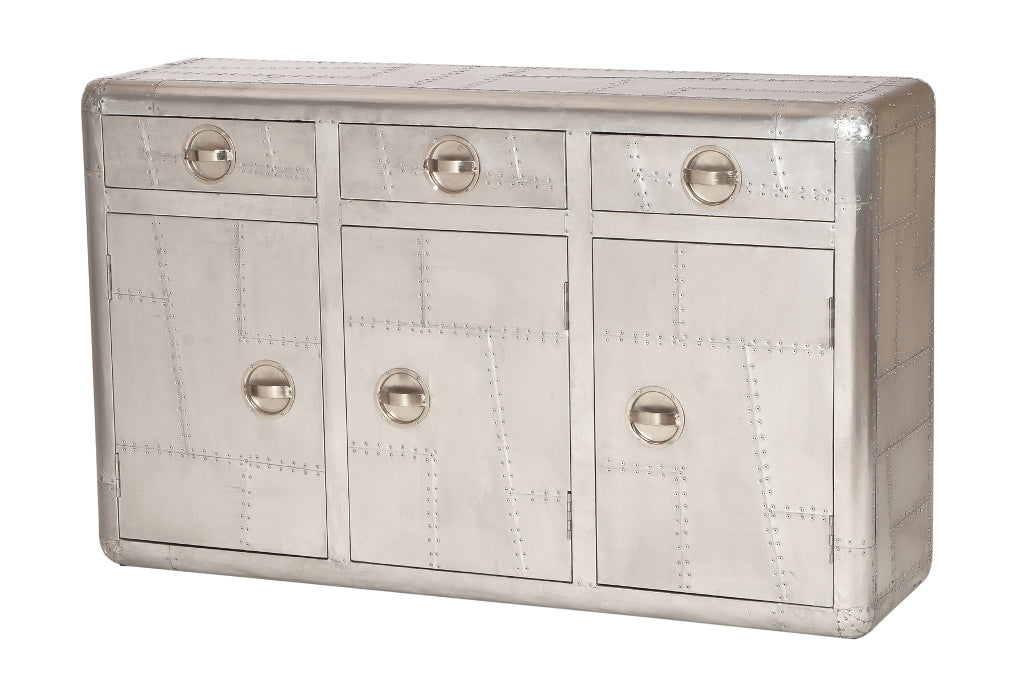 airrange Sideboard Schübe & Türen Aluminium airplane recycling