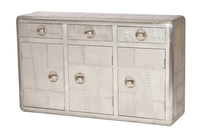 airrange Sideboard Schübe & Türen Aluminium airplane recycling
