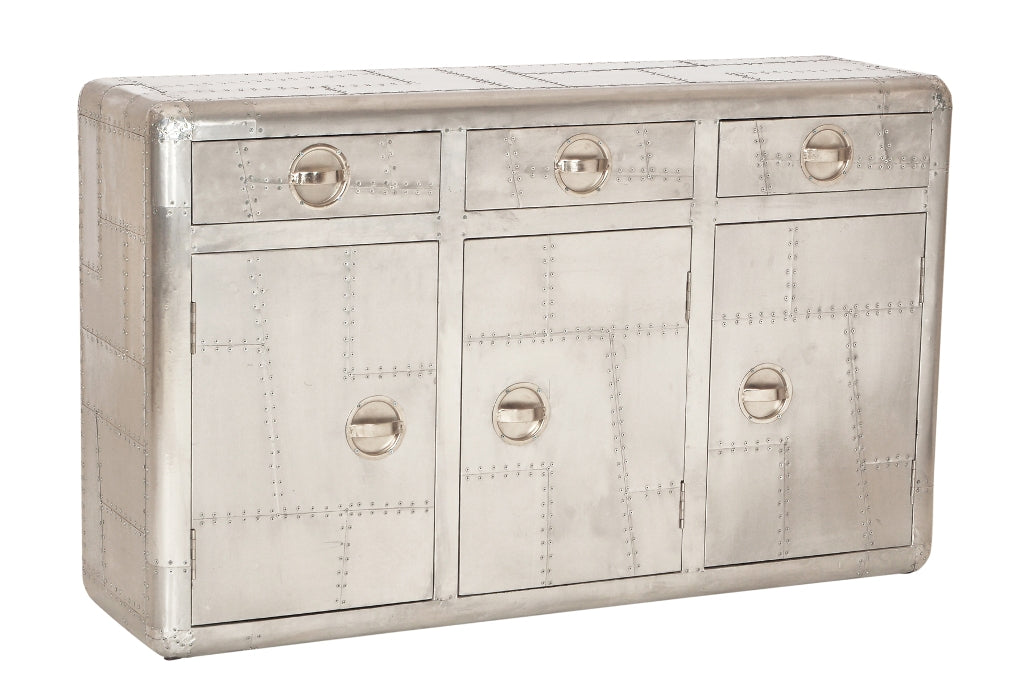 airrange Sideboard Schübe & Türen Aluminium airplane recycling