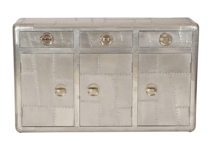 airrange Sideboard Schübe & Türen Aluminium airplane recycling