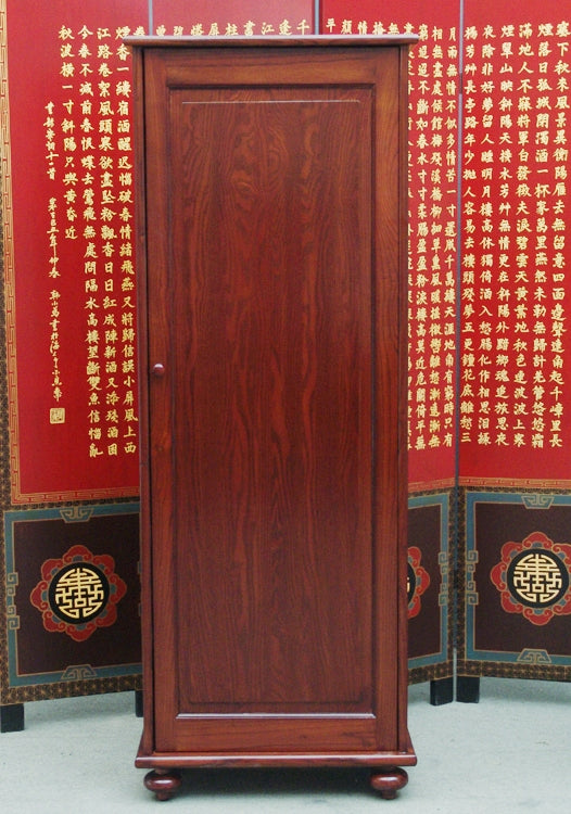 China hohe Kommode Schubladenturm Schuhschrank massive Pinie rotbraun