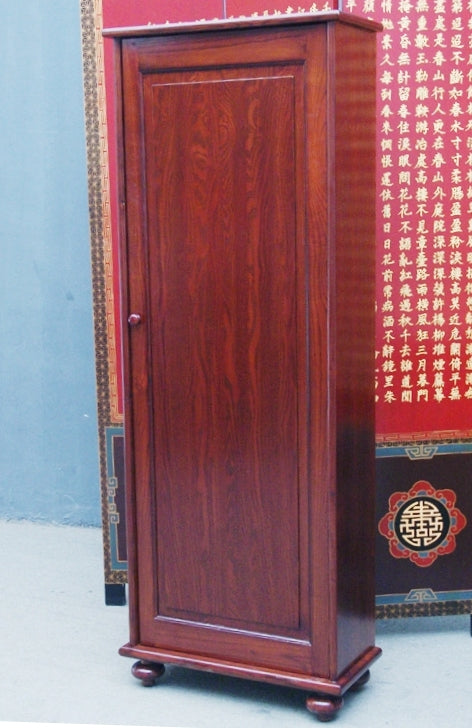 China hohe Kommode Schubladenturm Schuhschrank massive Pinie rotbraun