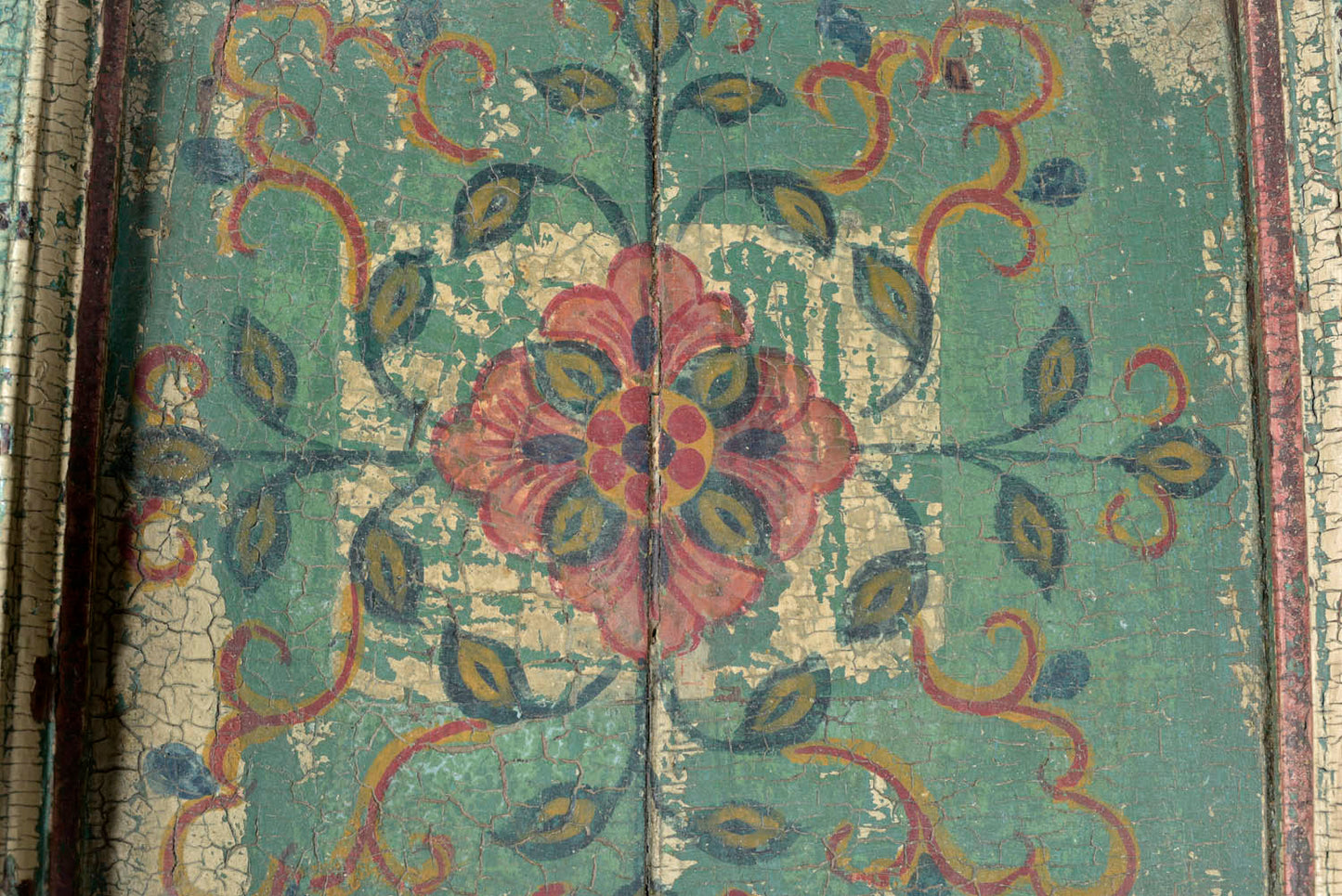 Indien außergewöhnliche Tür als Standbild Skulptur  Paravent Raumteiler Rajasthan 