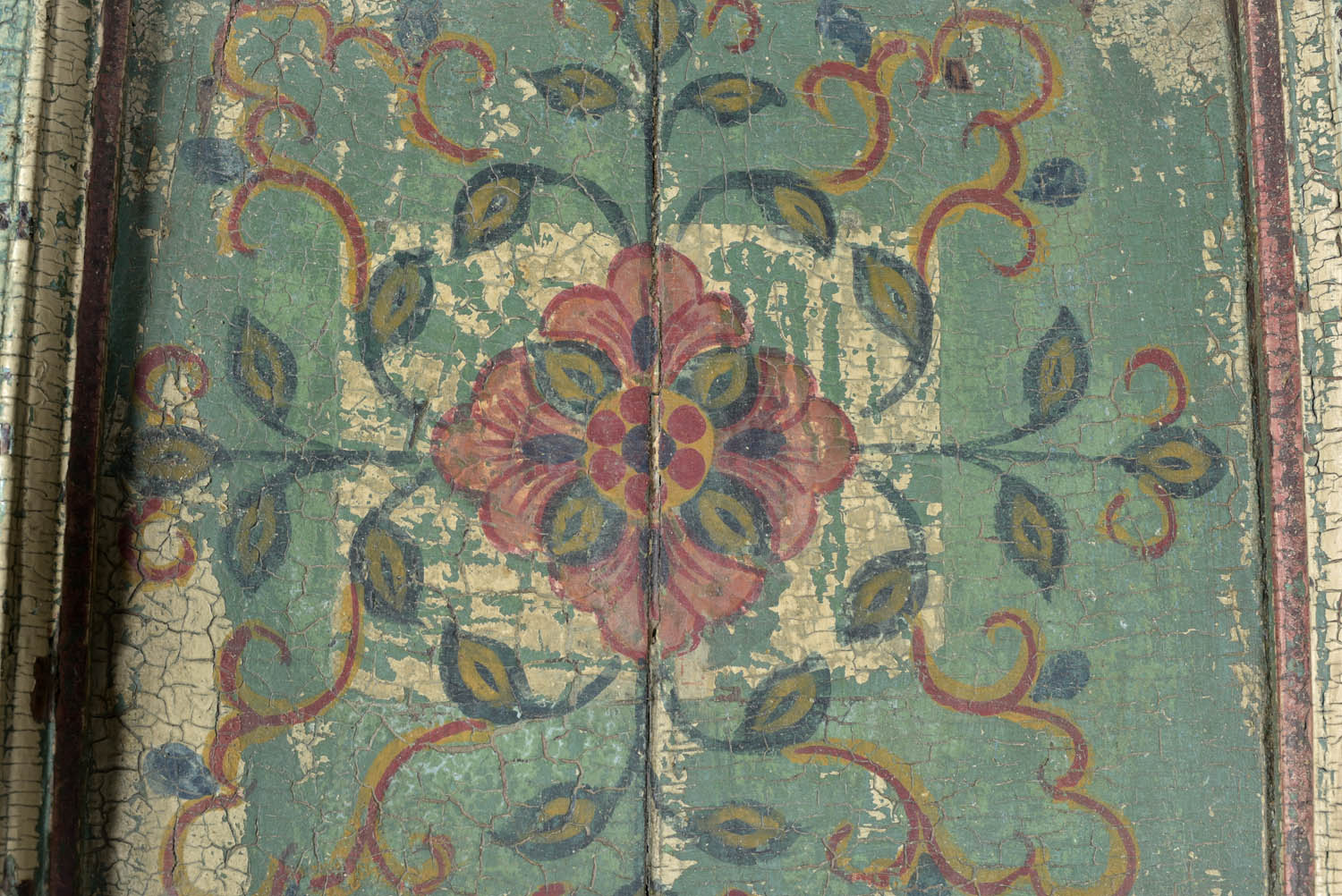 Indien außergewöhnliche Tür als Standbild Skulptur  Paravent Raumteiler Rajasthan 