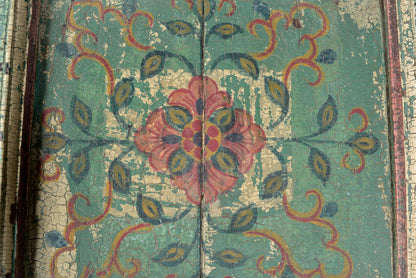 Indien außergewöhnliche Tür als Standbild Skulptur  Paravent Raumteiler Rajasthan 