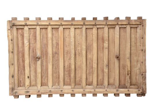 Massive Holzdecke mit traditioneller indischer Holzschnitzerei 