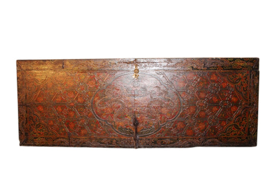 Tibet XXL Truhe, Bank, Sideboard ca. 100-120 Jahre alt