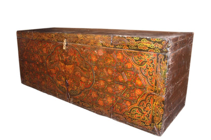 Tibet XXL Truhe, Bank, Sideboard ca. 100-120 Jahre alt