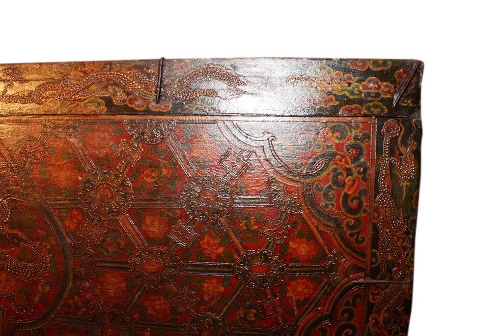 Tibet XXL Truhe, Bank, Sideboard ca. 100-120 Jahre alt