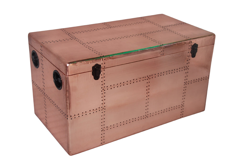 Kupfer Truhe Cochtisch aircraft recycling.Luxury Park