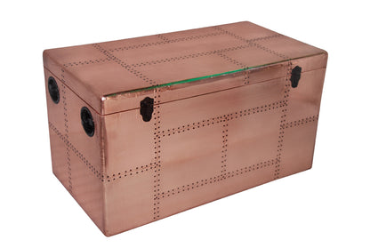 Kupfer Truhe Cochtisch aircraft recycling.Luxury Park