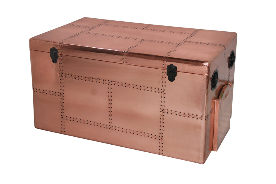 Kupfer Truhe Cochtisch aircraft recycling.Luxury Park