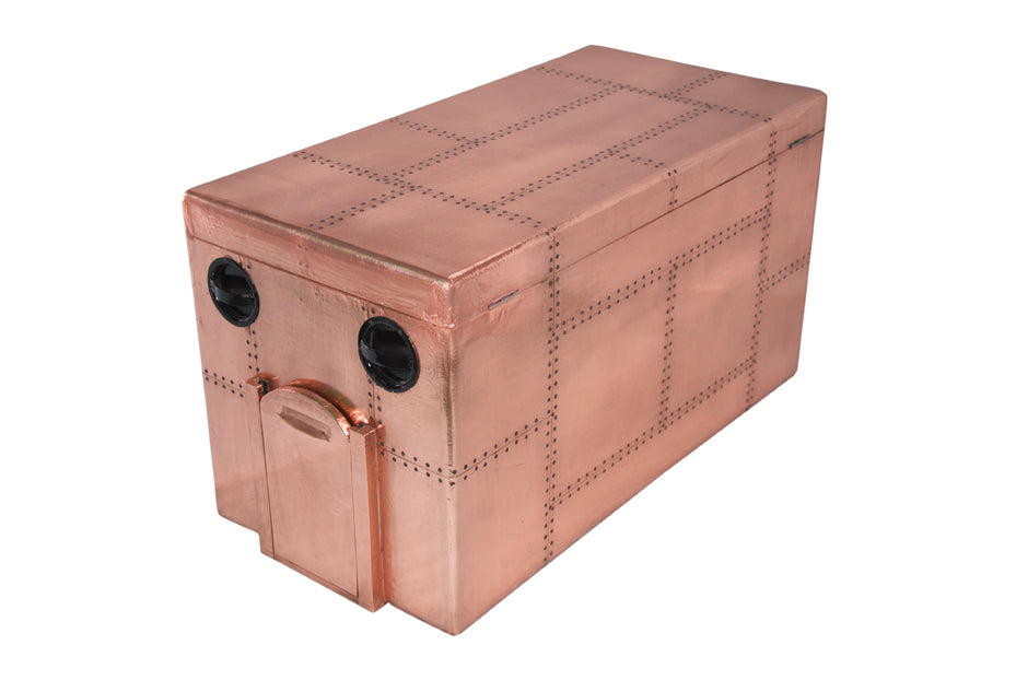 Kupfer Truhe Cochtisch aircraft recycling.Luxury Park