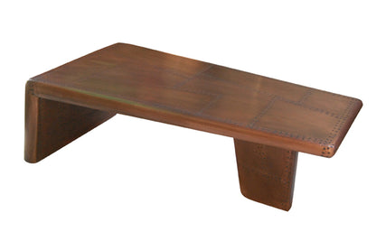 Cochtisch in antikem Kupfer Finish aircraft .Luxury Park