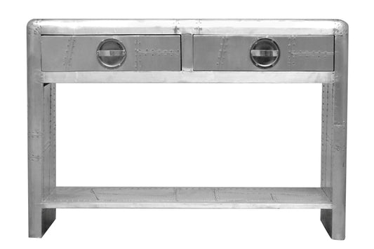 Konsole Sideboard aircraft möbel Aluminium Flugzeug recycling