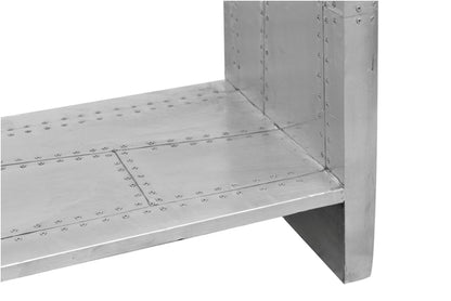 Konsole Sideboard aircraft möbel Aluminium Flugzeug recycling