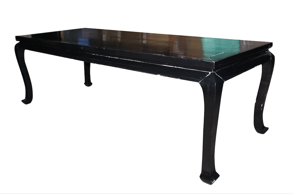 Tisch China Opium Stil Schwarz