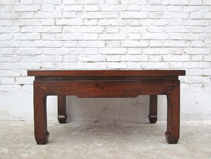 China 1880 antik Tisch Podest massives Pinienholz
